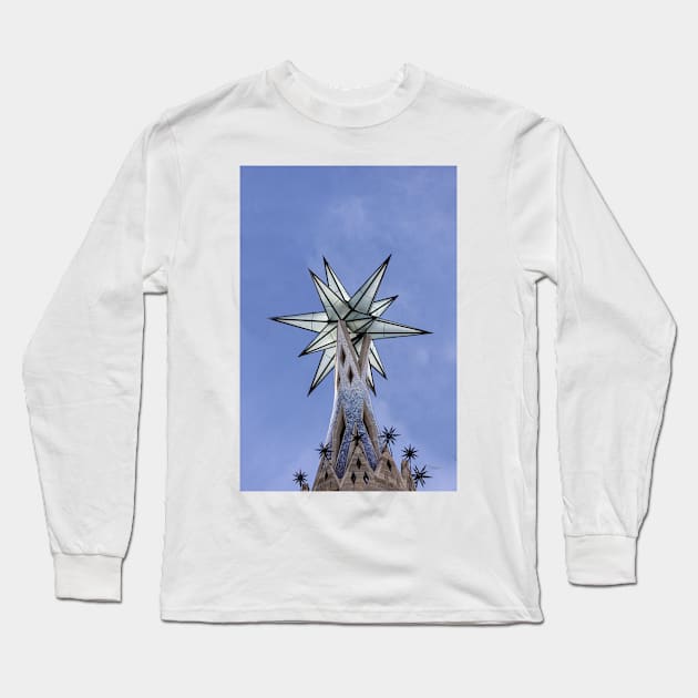 Sagrada Familia Spire Long Sleeve T-Shirt by Memories4you